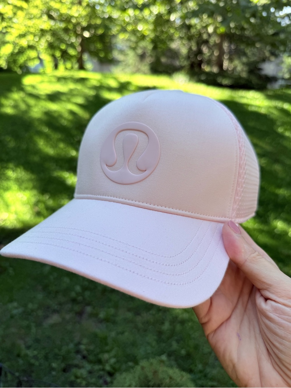 lululemon athletica Pale Pink Trucker Hat